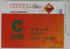 China 2008 Zhengzhou Tobacco Company New Year Greeting Advertising Pre-stamped Card - Tobacco