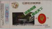 Lion Brand Tobacco Trademark,China 1996 Hangzhou Cigarette Factory Advertising Pre-stamped Card - Tobacco
