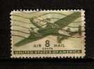 Air Mail - Twin Motored Transport Plane - Scott # C26 United States - 2a. 1941-1960 Oblitérés