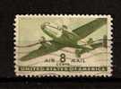 Air Mail - Twin Motored Transport Plane - Scott # C26 United States - 2a. 1941-1960 Afgestempeld