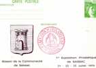 45- SAISSAC CP 1ere Expo Philatelique 1979 Preaffranchie - Cartas & Documentos