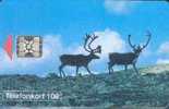 # SWEDEN 60103-9a Reindeer II 100 Sc4 11.92 -animal,rennes,reindeer- Tres Bon Etat - Schweden