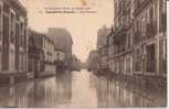 FRANCE: LEVALLLOIS-PERRET:Crue De La Seine:30/01/1910.Rue Fromont.Verso:Grand Restaurant Reneaux.1910. - Inondations