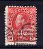 Canada - 1916 - 2 Cents War Tax (Bright Carmine Perf 12 Die I)  - Used - Usati