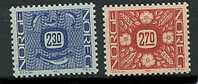 Norvège ** N° 919/920 - Série Courante - Unused Stamps