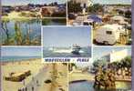 34 - Marseillan-Plage - Ensemble De La Plage Camping Municipal Le Ski Nautique, Bord Du Canal Et Camping Le Rond-point.. - Marseillan