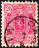 Finland #22a XF Used 25p Rose Of 1875 - Oblitérés