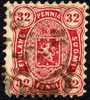 Finland #23 Used 32p Carmine Of 1875 - Gebruikt