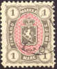 Finland #35 Used 1m Gray & Rose From 1885 - Oblitérés