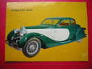 CPSM OU CPM -THEME AUTOMOBILE-TEUF-TEUF-BUGATTI 1935 -TYPE 57,MOTEUR 8 CYLINDRES -3,3I CYLINDRES,17 CV 2 ARBRES A CANNE - Transporter & LKW