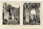 Carte Postale Ancienne Cernay - Eglise Bombardée - Ruines Guerre 1914 1918 - Cernay