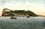 (10) 1 Old Postcard - Carte Ancienne - Gibraltar Rock From The Bay - Gibraltar