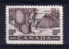 Canada - 1950 - 10 Cents Drying Furs - MH - Ungebraucht