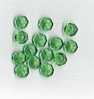 - LOT DE 14 BOUTONS EN PLASTIQUE VERT TRANSPARENT - Knopen