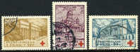 Finland B9-11 XF Used Semi-Postal Set (Helsinki Buildings) From 1932 - Usados