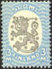 Finland #106 XF Mint Hinged 3m Blue & Black From 1921 - Nuovi