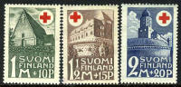 Finland B5-7 Mint Hinged Semi-Postal Set From 1931 - Nuevos