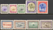 Greenland 10-18 Mint Hinged Set From 1945 - Unused Stamps