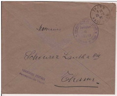 Lettre  De Franchise  De La Perception De Thann Pour Thann - 1923 - Cartas Civiles En Franquicia