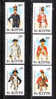 St Kitts 1987 British And French Uniforms MNH - St.Kitts Und Nevis ( 1983-...)