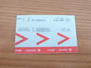 Ticket De Transport T.GENERAL, Renfe/Cercanias - Rodalies, Barcelone (Espagne) - Europa