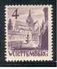 GERMANY WÜRTTEMBERG FRENCH OCCUPATION 1948 MICHEL 29 MH - Franse Zone