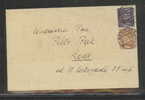 POLAND 1932 POSTALLY USED COVER WITH Fi 251+255 (KATOWICE 1 POST OFFICE) 20G STANDARD DOMESTIC LETTER RATE (MIXED FRANK) - Briefe U. Dokumente
