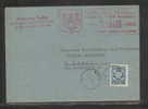POLAND 1955 (1 APRIL) (WARTA) OFICIALLY  USED COVER WITH 700TH ANNIV OF WARTA SLOGAN (MYSLICKI 55 203) - Lettres & Documents