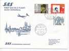 Switzerland First SAS DC-9 Flight Zurich - Gothenburg 1-4-1979 - Covers & Documents