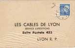 Les Cables De Lyon Accuse De Reception   (12426) - Magasins