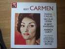 CARMEN- Maria Callas - Coffret 3 X 33 T + Livret  -enregistrement D´origine Stéréo - Opéra & Opérette