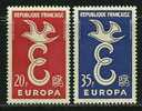 ● EUROPA - 1958 - FRANCIA - N. 1173 / 74 ** , Serie Completa - Cat. ? €  - Lotto N. 3 - 1958