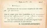 Cpa Commerciale - Maison D. Saudinos-ritouret - Paris VI°     (12437) - Verkopers