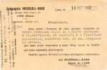 Cpa Commerciale - Compagnie Ingersoll-rand - Lyon       (12439) - Marchands