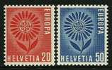 ● EUROPA - 1964 - SVIZZERA - N. 735 / 36 ** , Serie Completa - Cat. ? €  - Lotto N. 27 - 1964