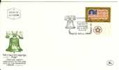 ISRAEL 1980 FDC AMERICAN REVOLUTION BICENTENARY - FDC