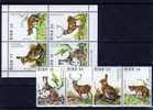 WWF 1980 Jagdbare Wildtiere Der Insel Irland 421/4+Block 3 ** 8€ Hermelin Hase Fuchs Hirsch M/s Bloc Fauna Sheet Bf Eire - Colecciones & Series