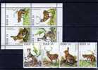 WWF 1980 Jagdbare Wildtiere Der Insel Irland 421/4+Block 3 ** 8€ Hermelin Hase Fuchs Hirsch M/s Bloc Fauna Sheet Bf Eire - Collections, Lots & Séries