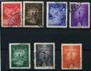 1947 Vaticano Serie Completa Di Posta Aerea "soggetti Vari" Usata Catalogo Euro 25,00 - Airmail