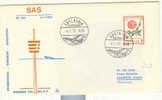 Erstflug Kobenhavn Bangkok 1973 SAS - Lettre Brief - 1er Vol Thailande Thailand - Primo Volo DC 8 - Maschinenstempel (EMA)