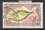 Cote Française Des Somalis 1962, Mi. # 338 (o), Used, Fish, Vis, Fisch, Poisson - Andere & Zonder Classificatie