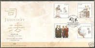 2008 Hong Kong Judiciary Stamp FDC Judicial Robes - FDC