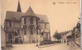 BELGIQUE:JODOIGNE: (Brabant Wallon):Eglise Saint-Médard.1930.Belle Oblit.Jodoigne.Carte Envoyée à Marchienne Au Pont. - Jodoigne