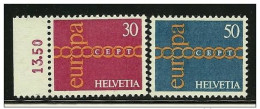 ● EUROPA - 1971 - SVIZZERA - N. 882 / 83  ** , Serie Compl. - Cat. ? €  - Lotto N. 44 - 1971