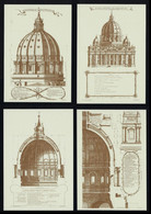 1990 Vaticano Nr. 4 Cartoline Postali Lire 650 "400° Anniversario Costruzione Cupola Di San Pietro" - Nuove - Postwaardestukken