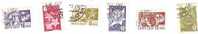 LOT DE 6 TIMBRES RUSSIE OBLITERES - Collections