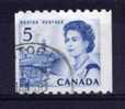 Canada - 1967 - 5 Cents Coil Stamp (Perf 9½ X Imperf) - Used - Gebruikt