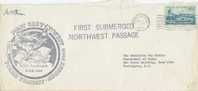 M)1960,USA, CIRC.COVER,FIRST SUBMERGE MAIL.. - Lettres & Documents