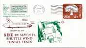 ★ USA - NINE BY SEVEN FT SHUTTLE WIND TUNNEL (306) - Etats-Unis