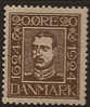 DENMARK 1924 20o King Christian X SG 223A HM JU123 - Unused Stamps